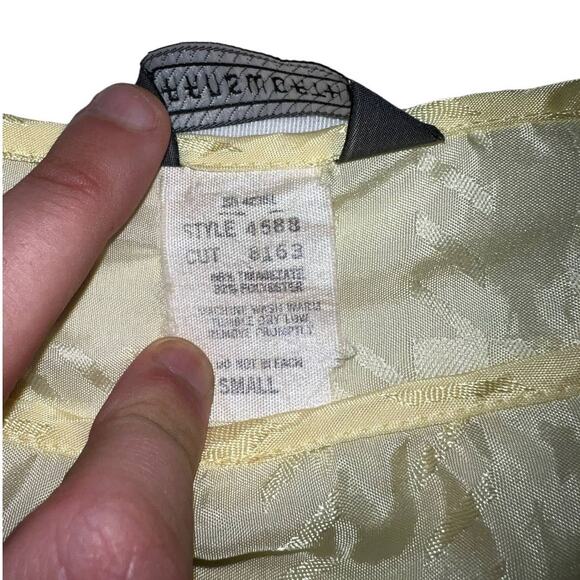 Aansworth Yellow Sleeveless 90s Blouse – Office Casual, Size Small - Picture 8 of 10